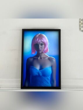 Natalie Portman Closer pinup girl Art Poster